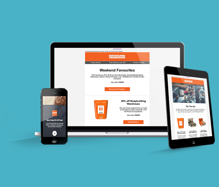 Bodybuilding Warehouse | Digital Marketing with Email Automation